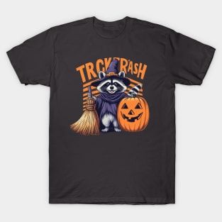 Trick or Trash Panda Halloween T-Shirt